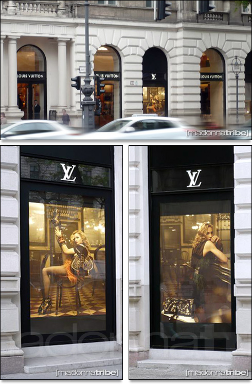 Louis Vuitton window displays Autumn 2012, Budapest