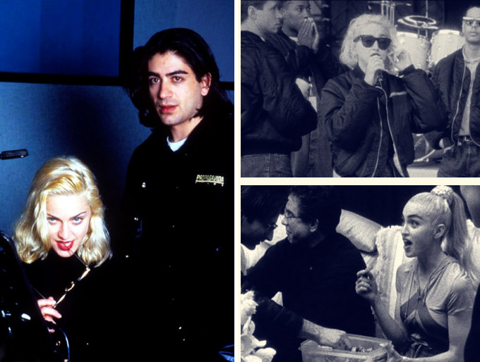 Madonna with Alec Keshishian